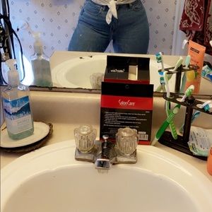High waist stretch mom jeans